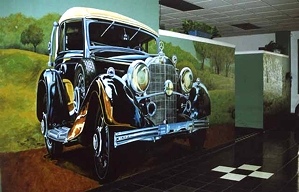 1933 Mercedes Mural