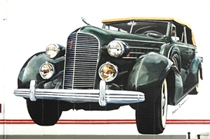 1936 Caddy Mural